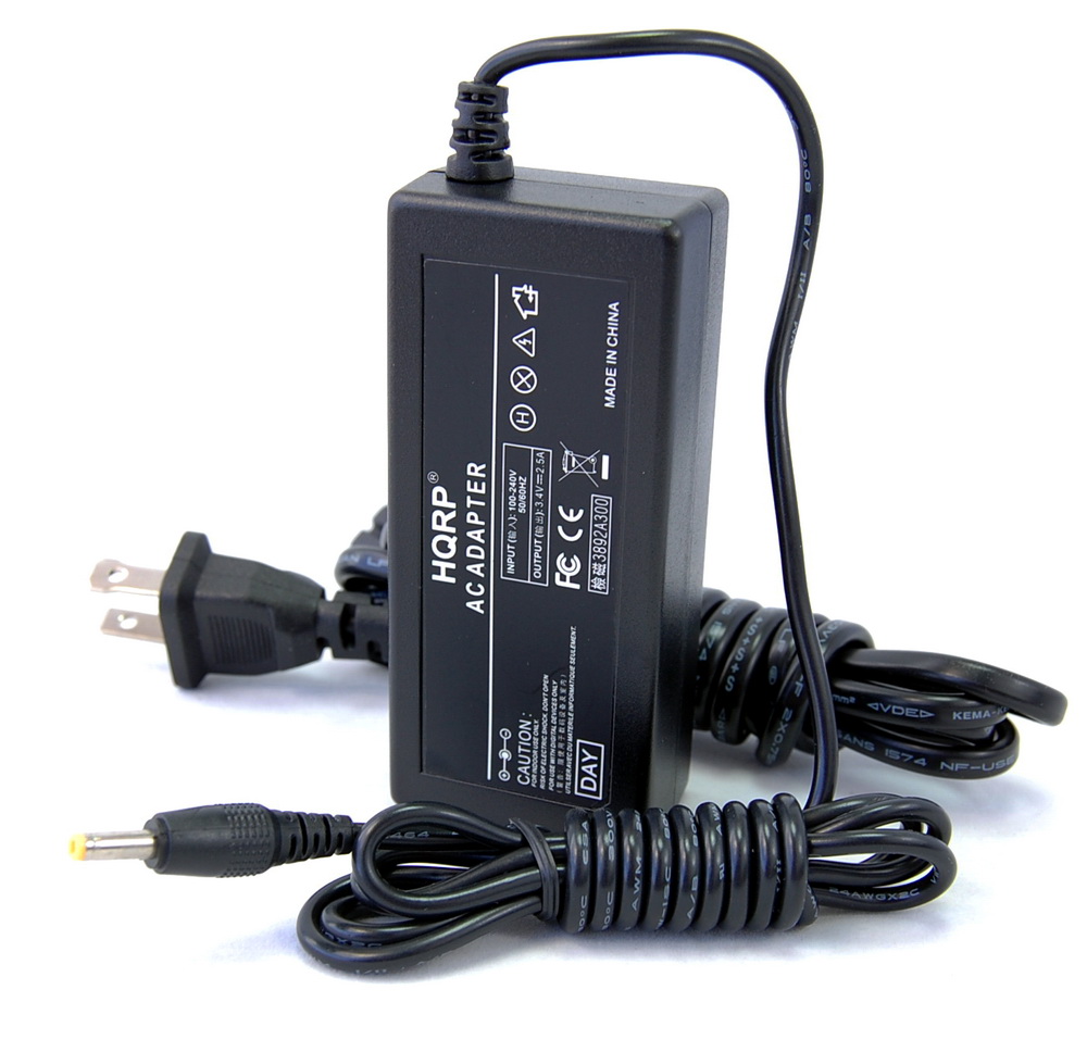 HQRP AC Adapter Power Cable Replacement for Olympus SP310 SP320 SP